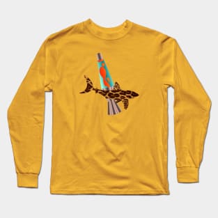 Leopard Shark Lava Lamp Long Sleeve T-Shirt